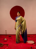Women's Lime Green Saree