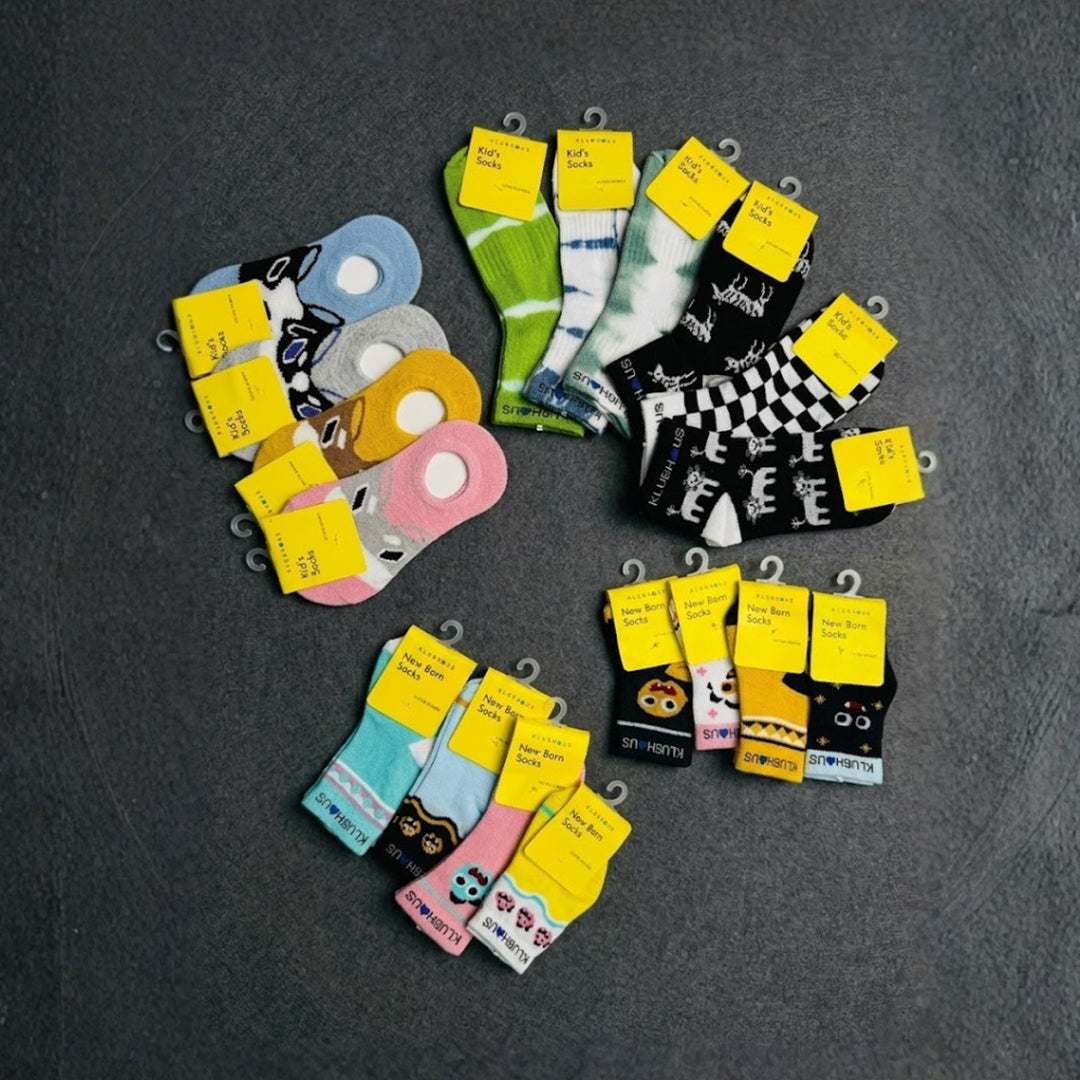 Premium Kids' Cotton Socks Bundle! (Any 10pair)