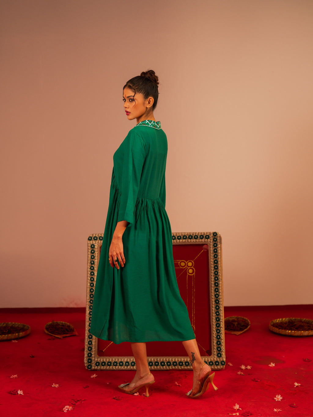 Women's Pine Ethnic Frock