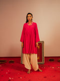 Women's Raspberry Ethnic Frock