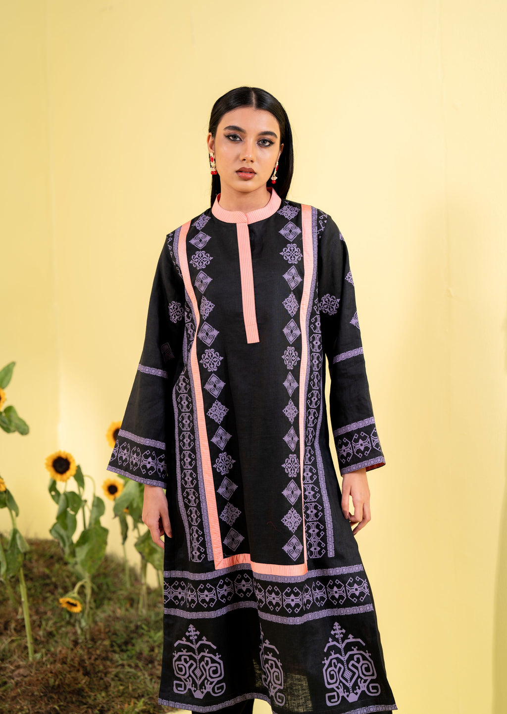 Black Women's Ethnic Top