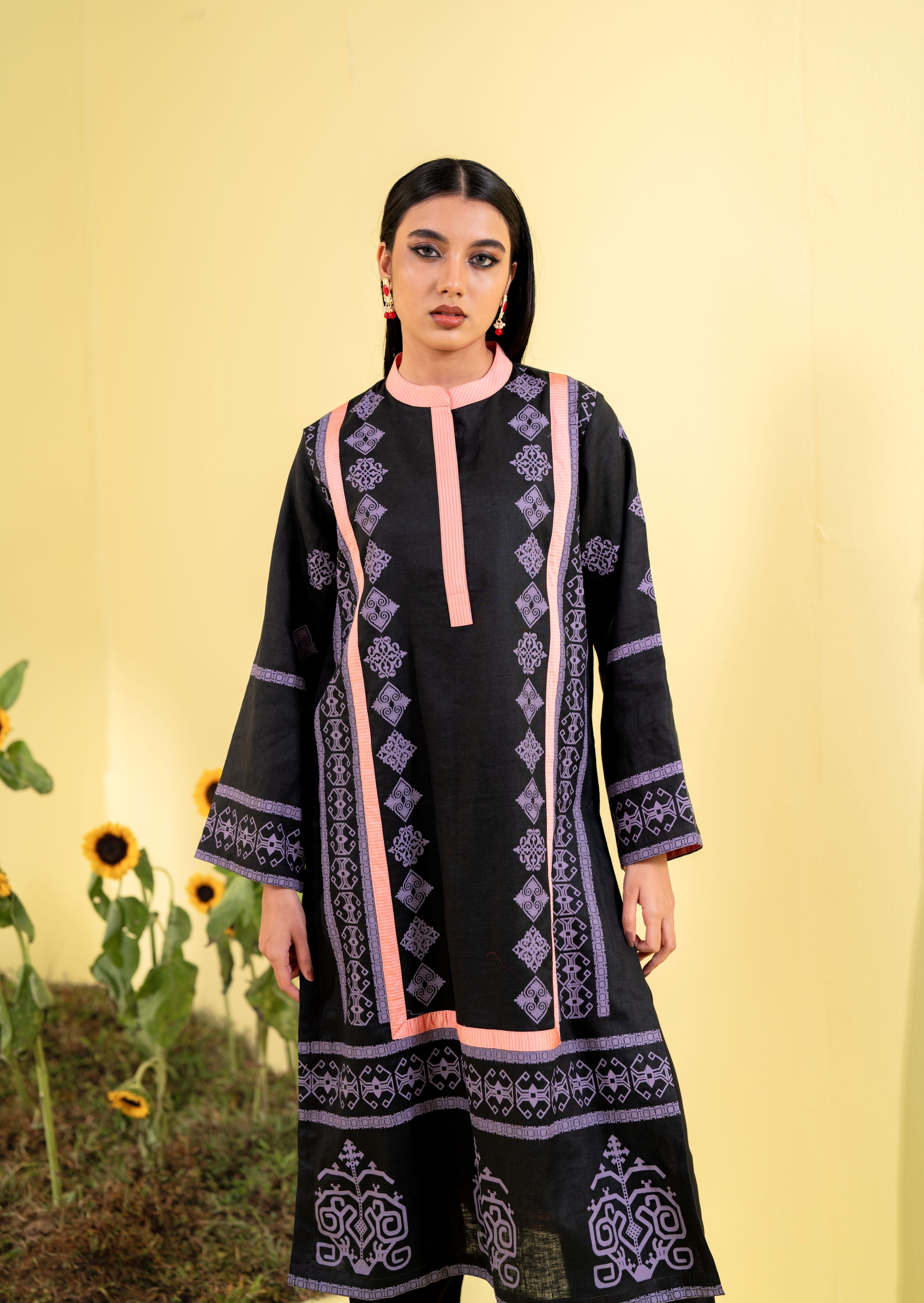 Black Women's Ethnic Top