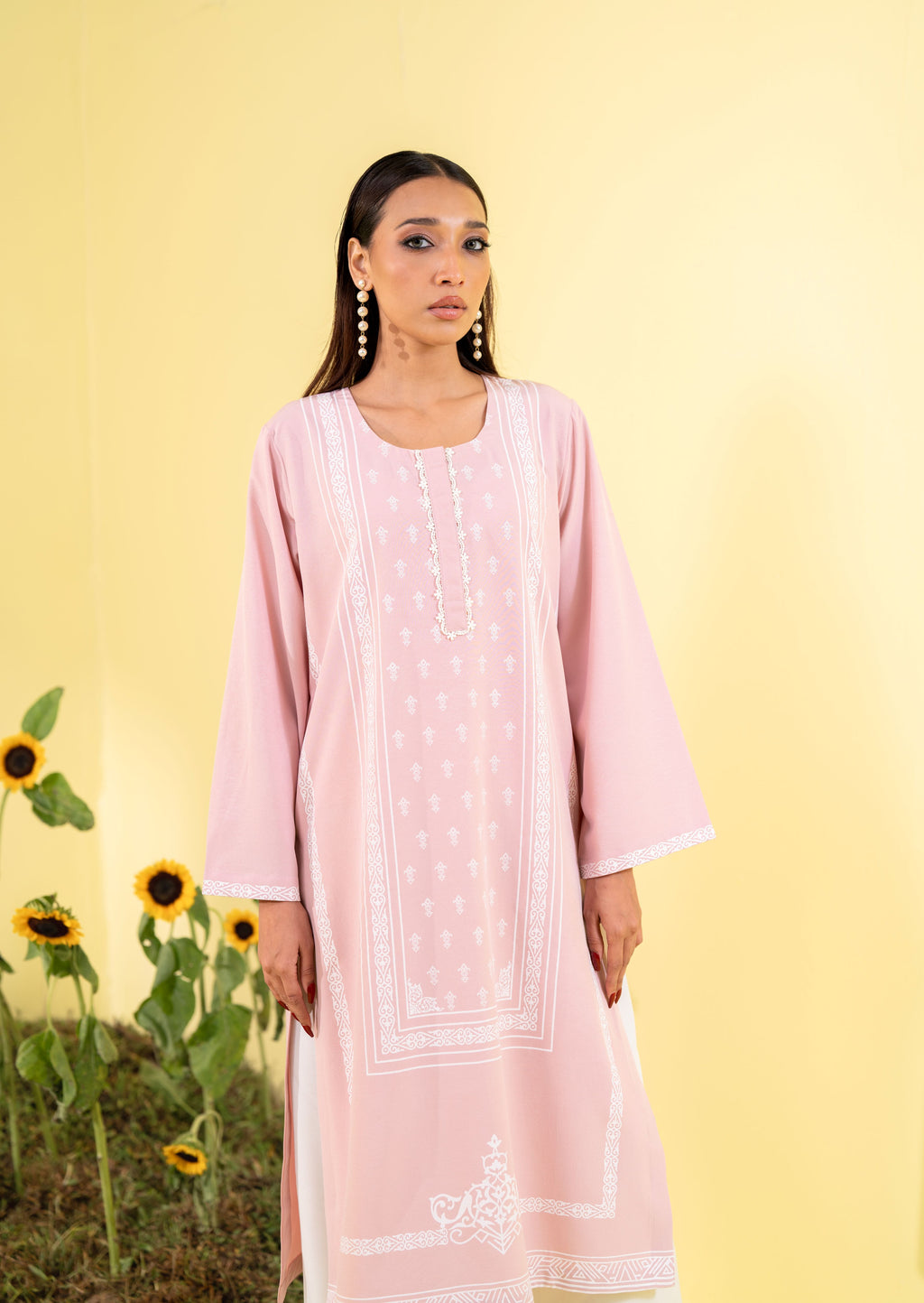 Women's Ethnic Top Mauve