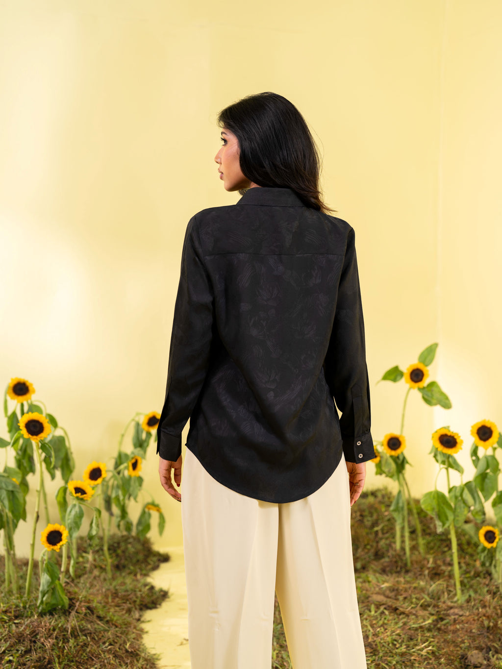 Women's Black Formal Shirt