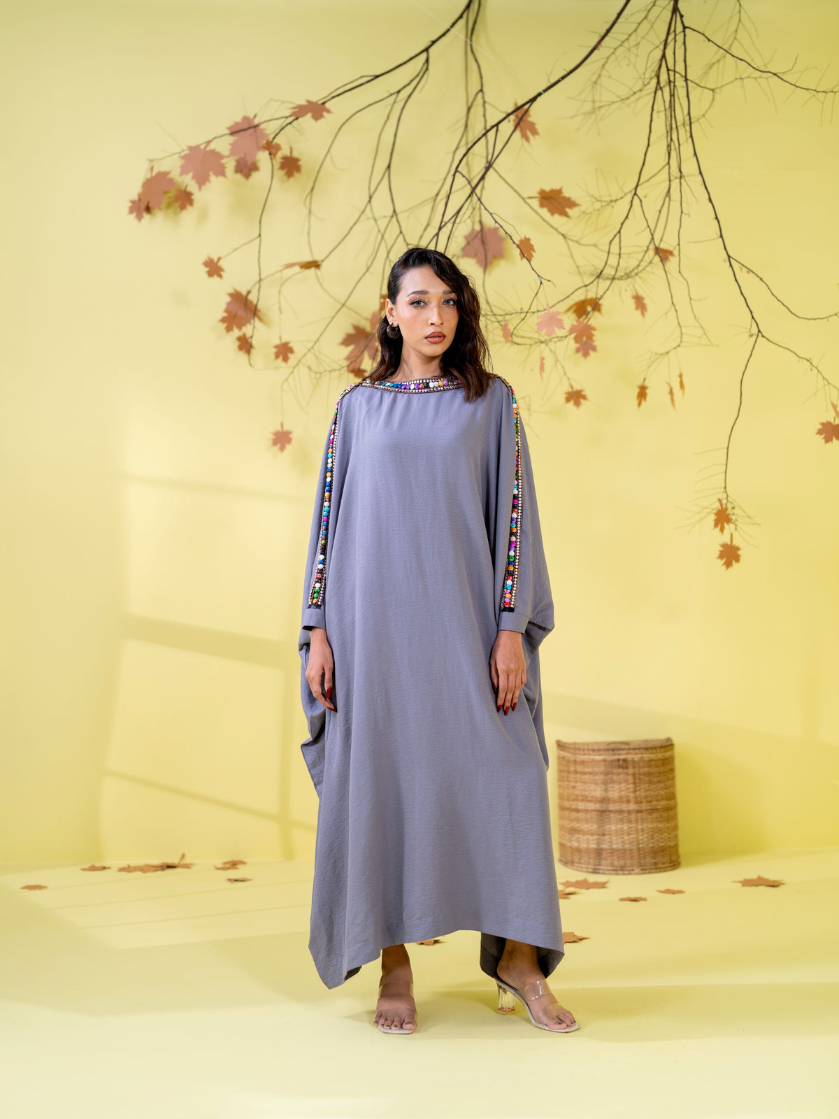 Women's Lavender Grey kaftan