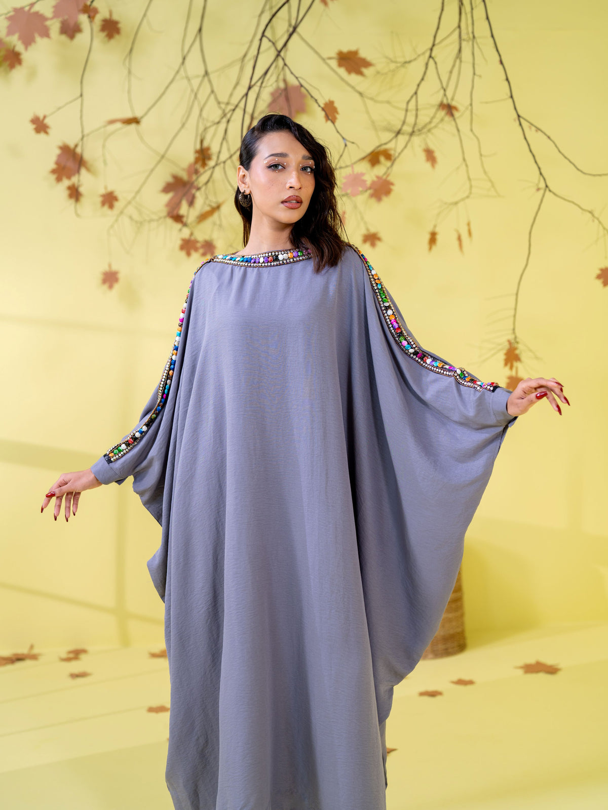 Women's Lavender Grey kaftan