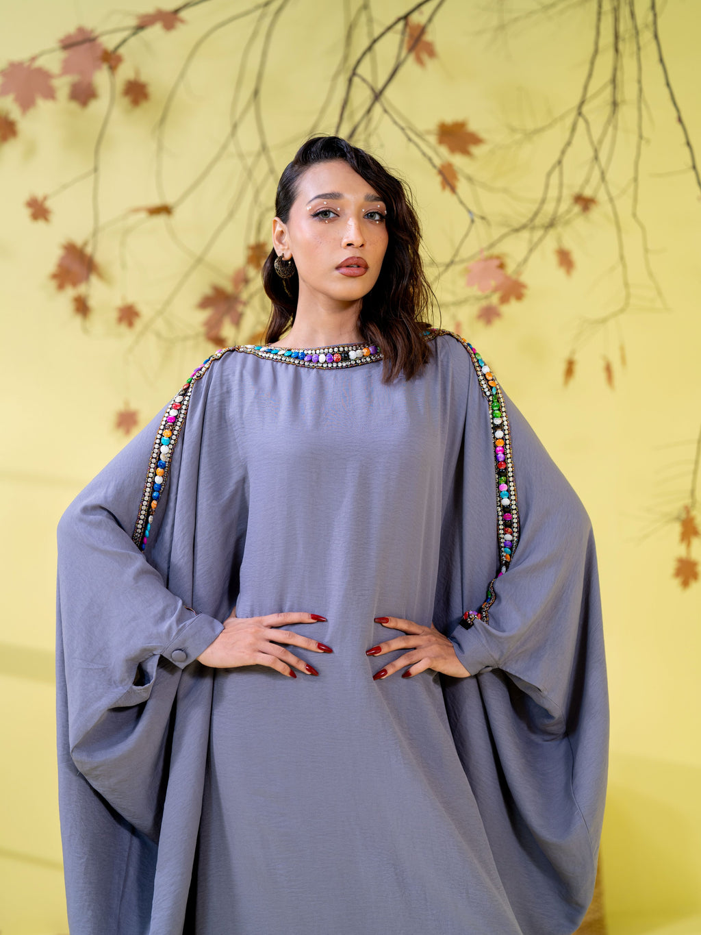 Women's Lavender Grey kaftan