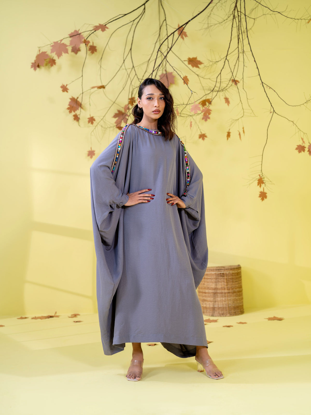 Women's Lavender Grey kaftan