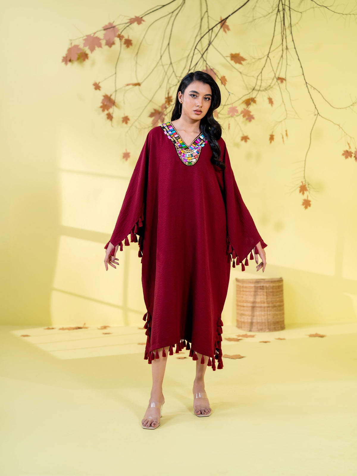 Women's Lavender Grey kaftan