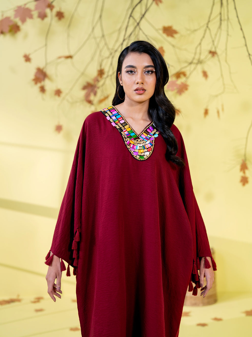 Women's Lavender Grey kaftan