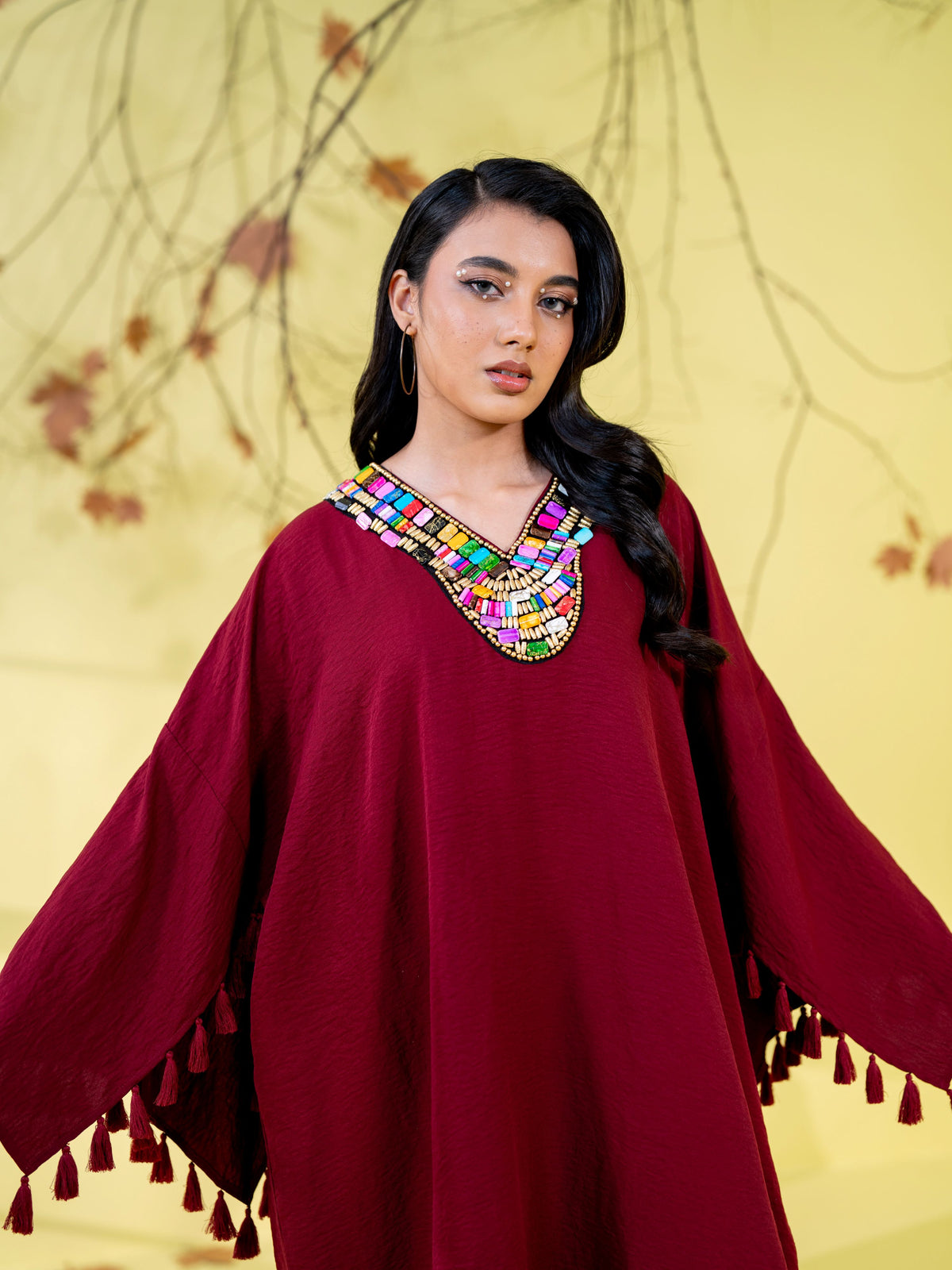 Women's Lavender Grey kaftan