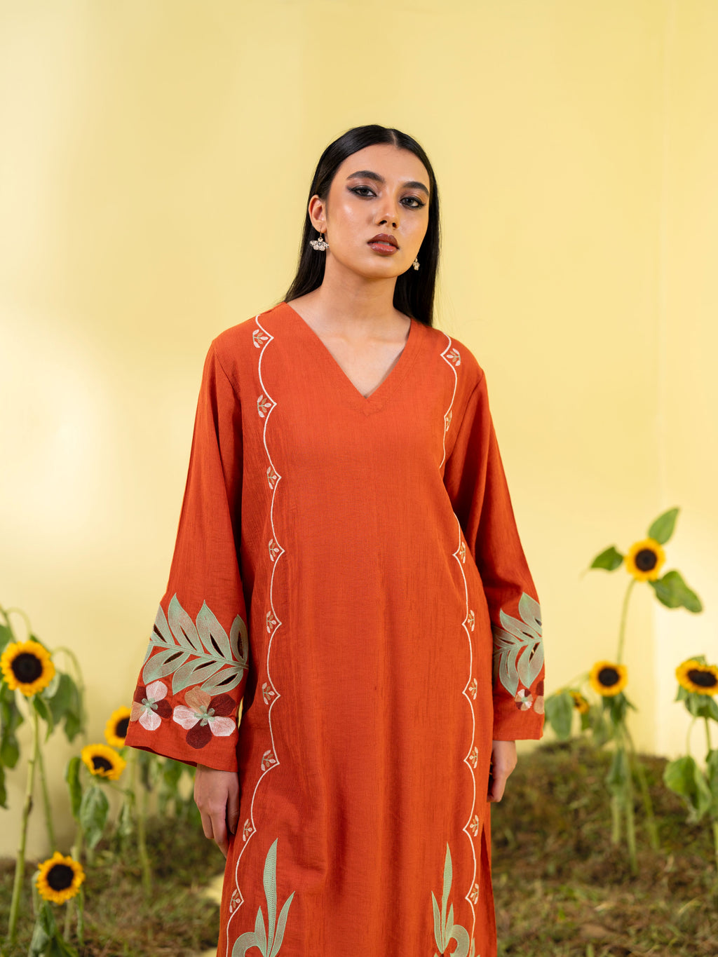 Burnt Orange Women's 2 Piece Suit