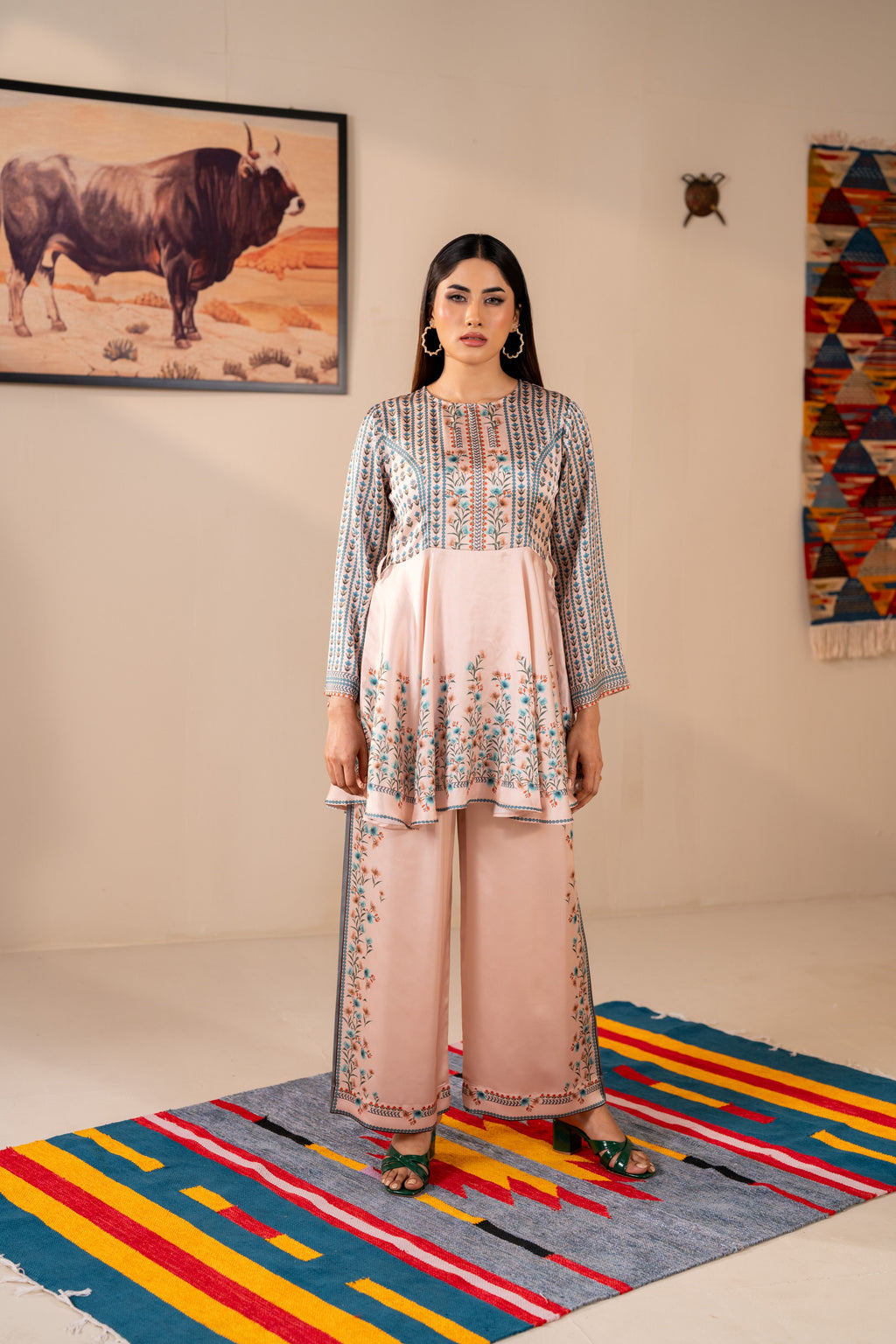Canyon Peach Women's 2 Piece Suit