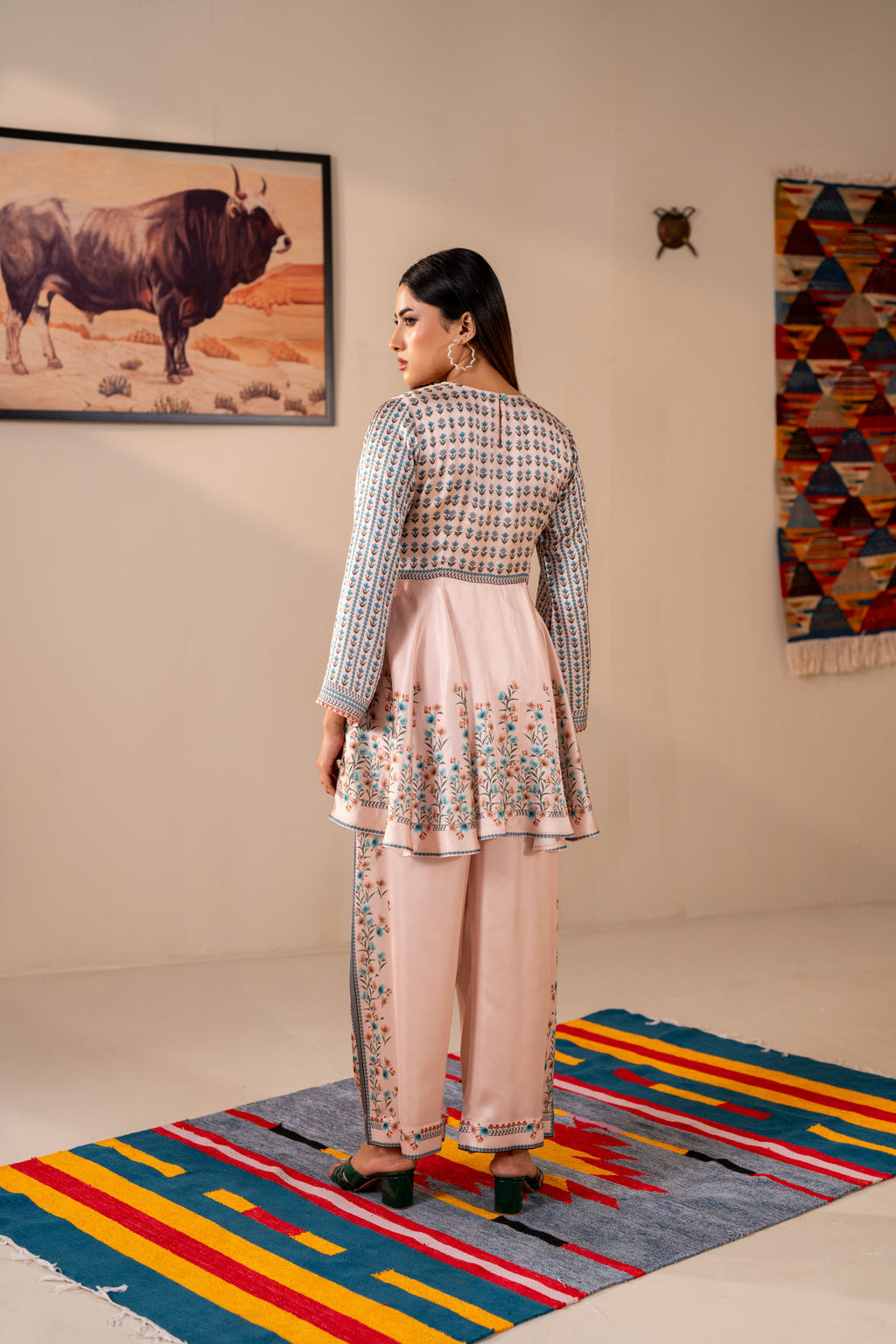 Canyon Peach Women's 2 Piece Suit