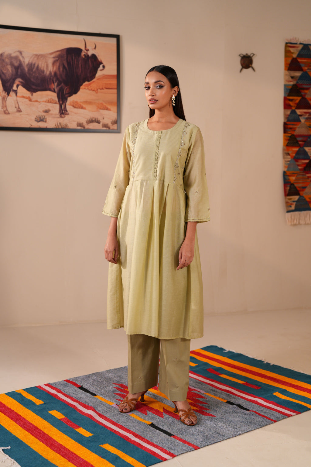 Sage Green Women's 2 Piece Suit