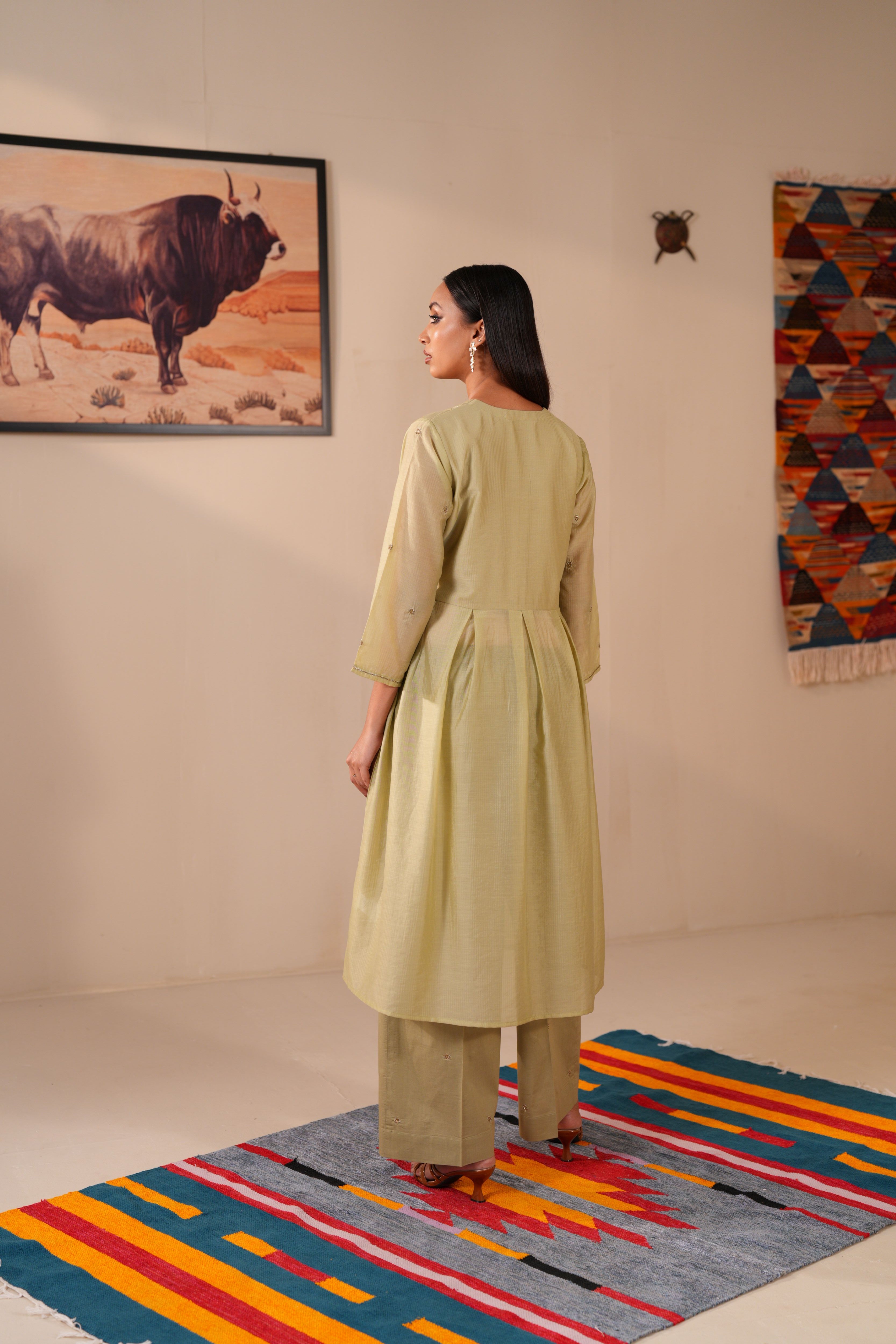 Sage Green Women's 2 Piece Suit