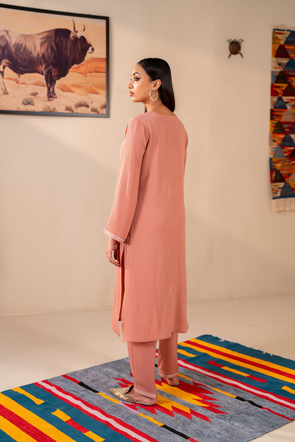 Women's Ash Rose 2 Piece Suit