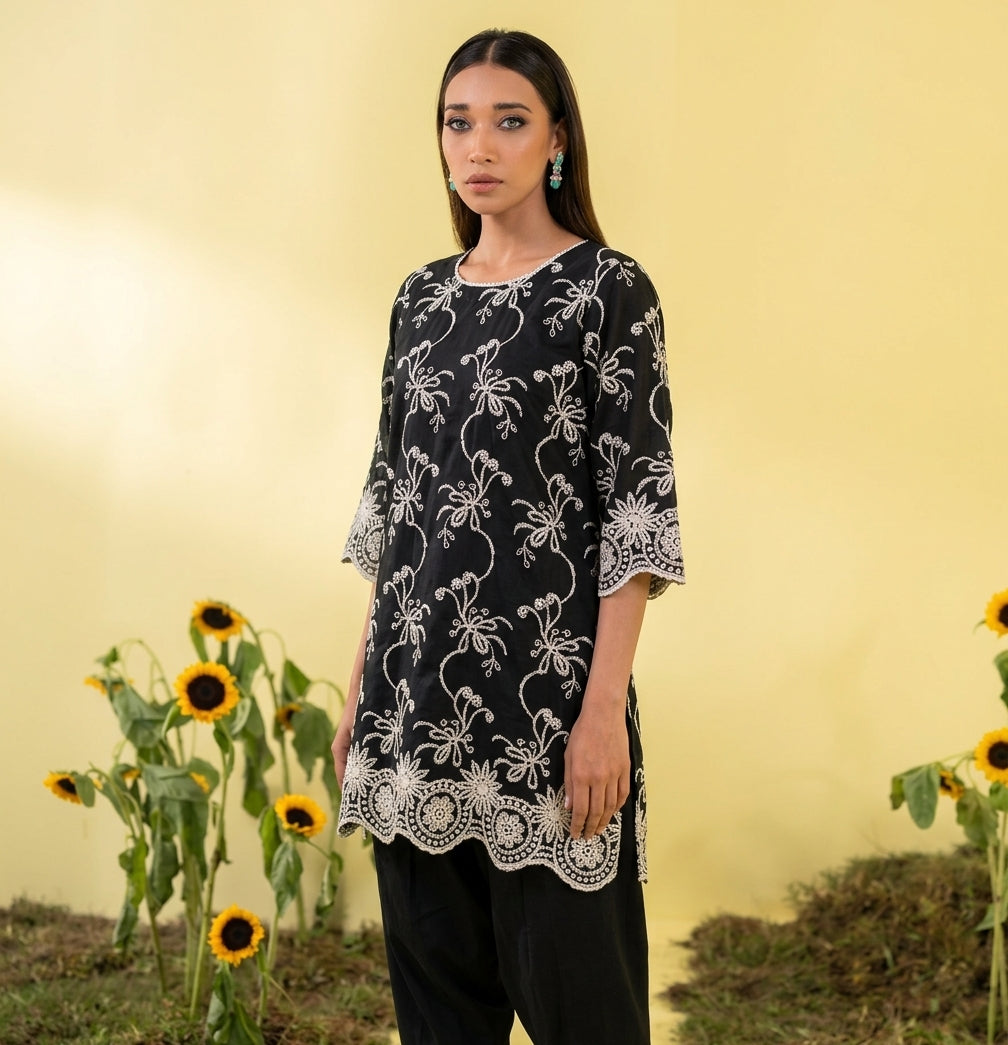 Women's Black 2 Piece Suit