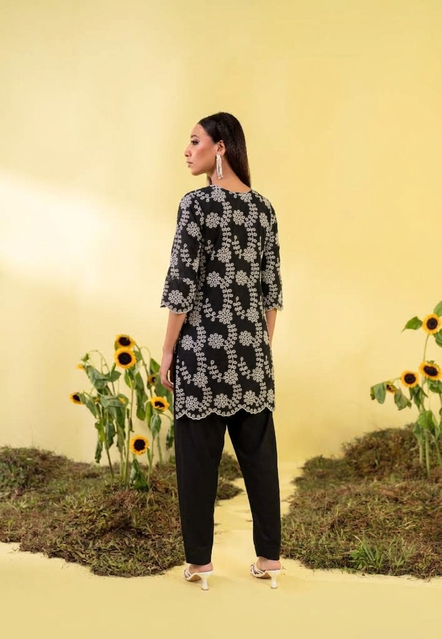 Women's Black 2 Piece Suit