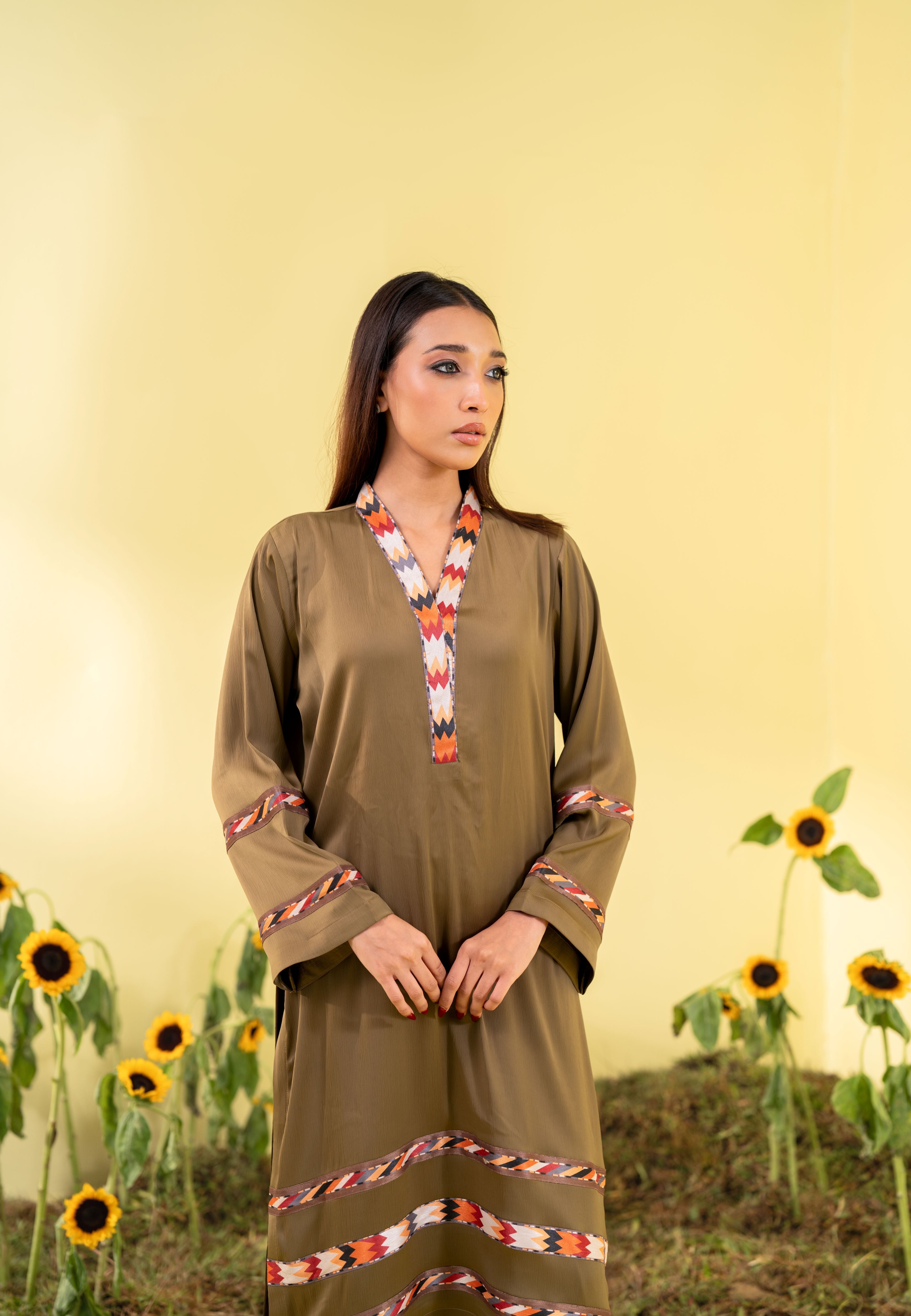 Women's Olive Green 2 Piece Suit