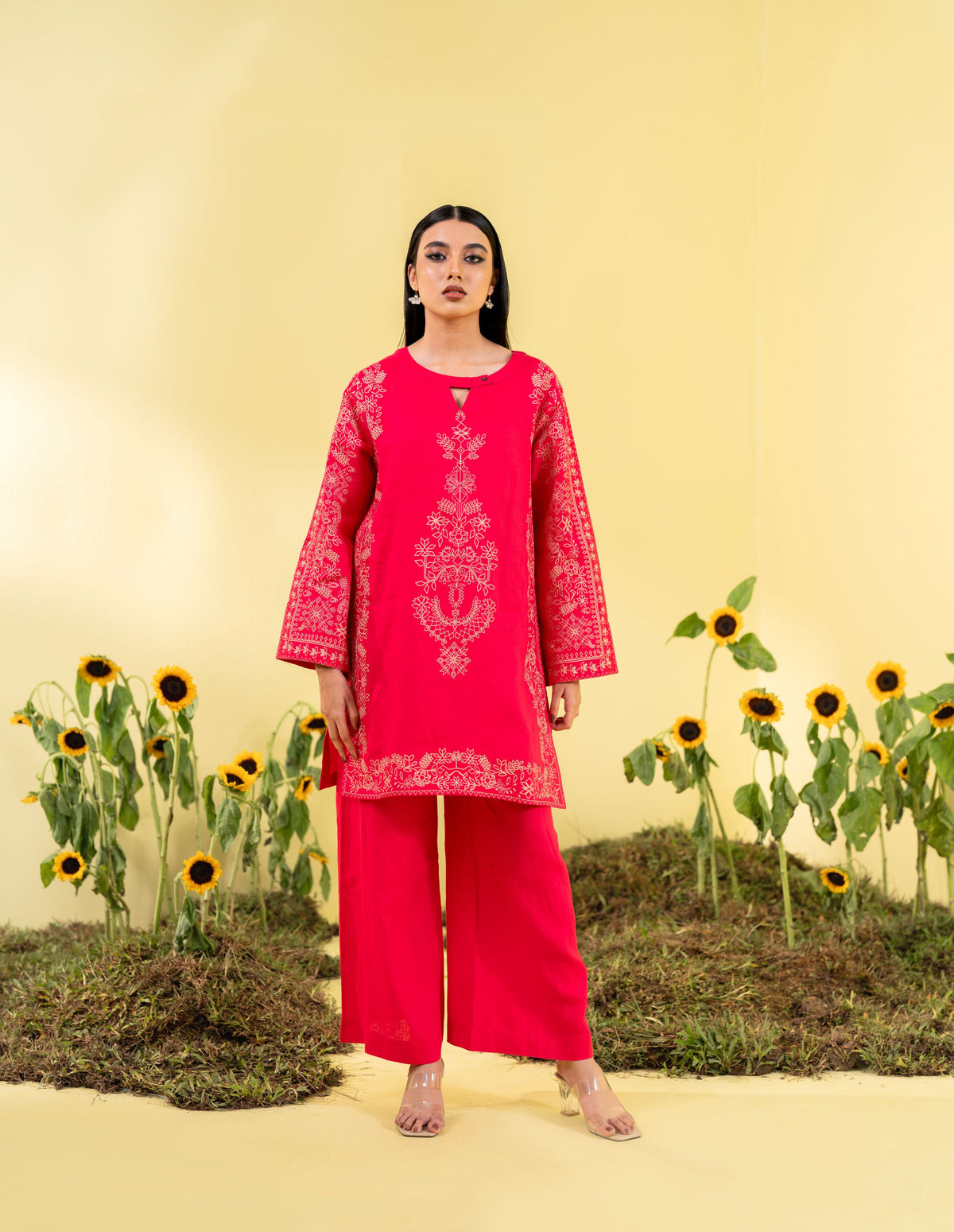 Women's Hot Pink 2 Piece Suit