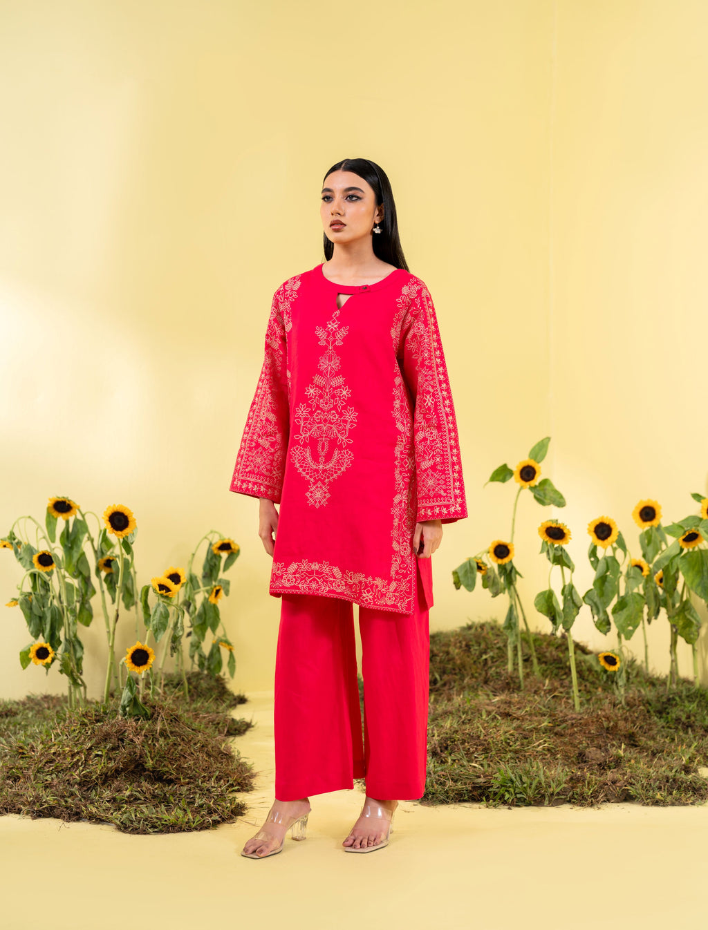 Women's Hot Pink 2 Piece Suit