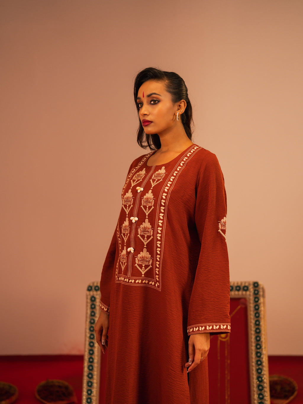 Women's Burnt Orange 2 Piece Suit