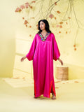 Women's Magenta Long dress