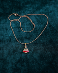 Elegant Christmas Tree Pendant Necklace