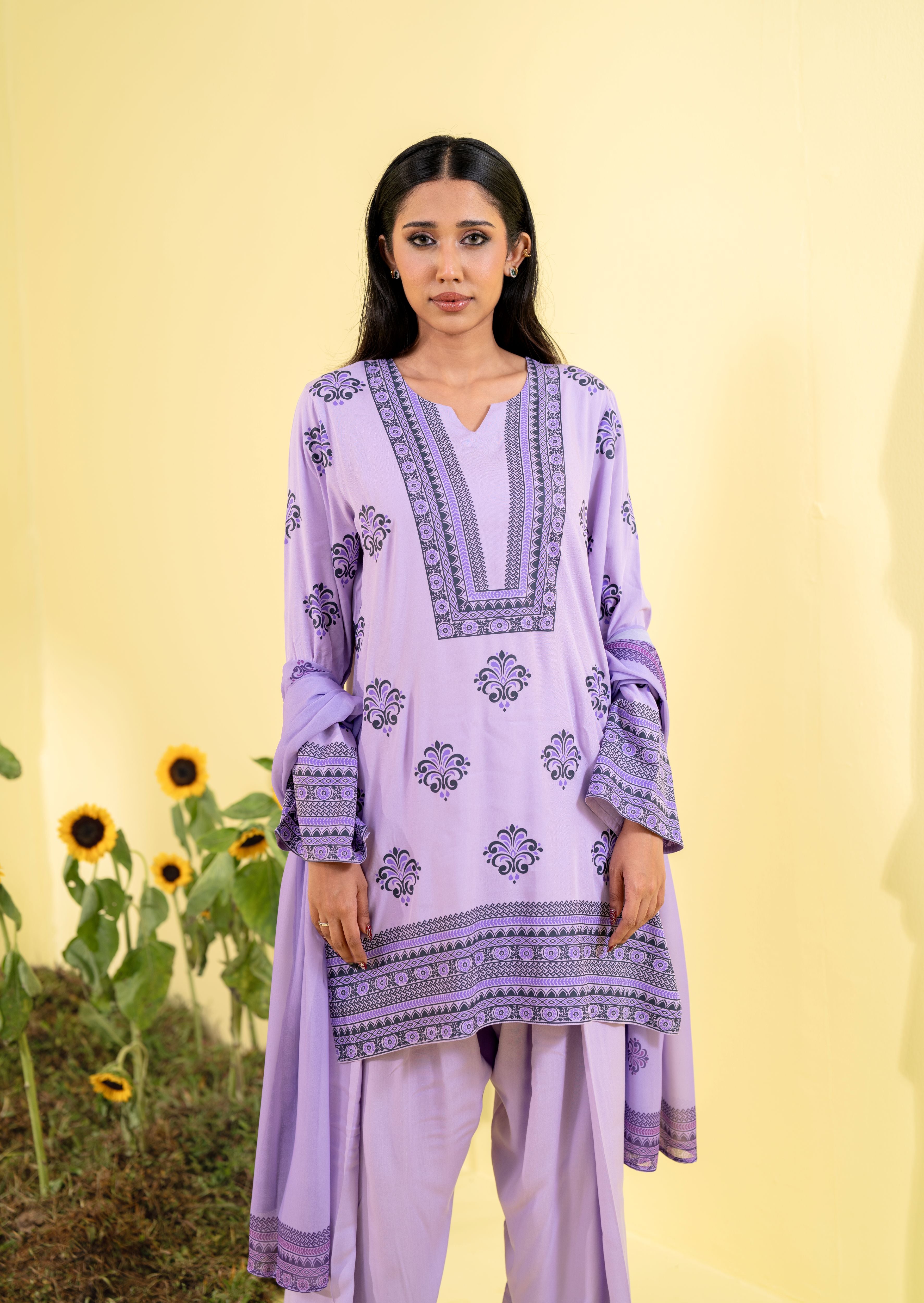 Women's 3 Piece Suit Purple