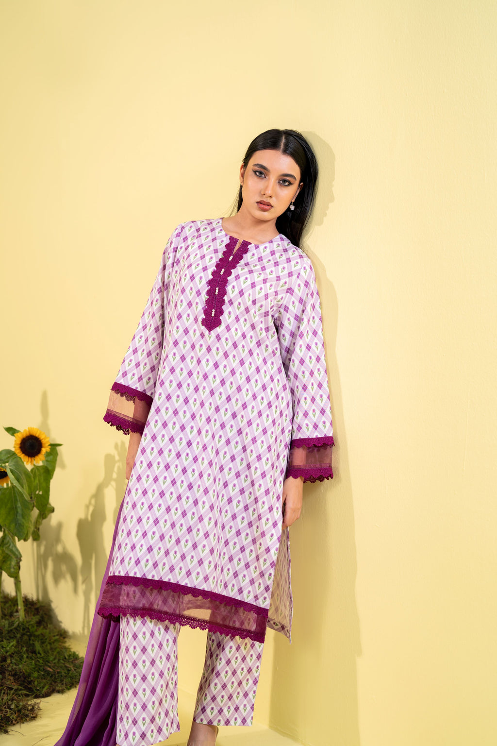 Women's Print 3 Piece Suit