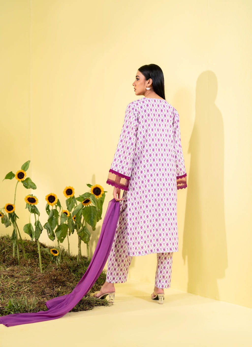 Women's Print 3 Piece Suit