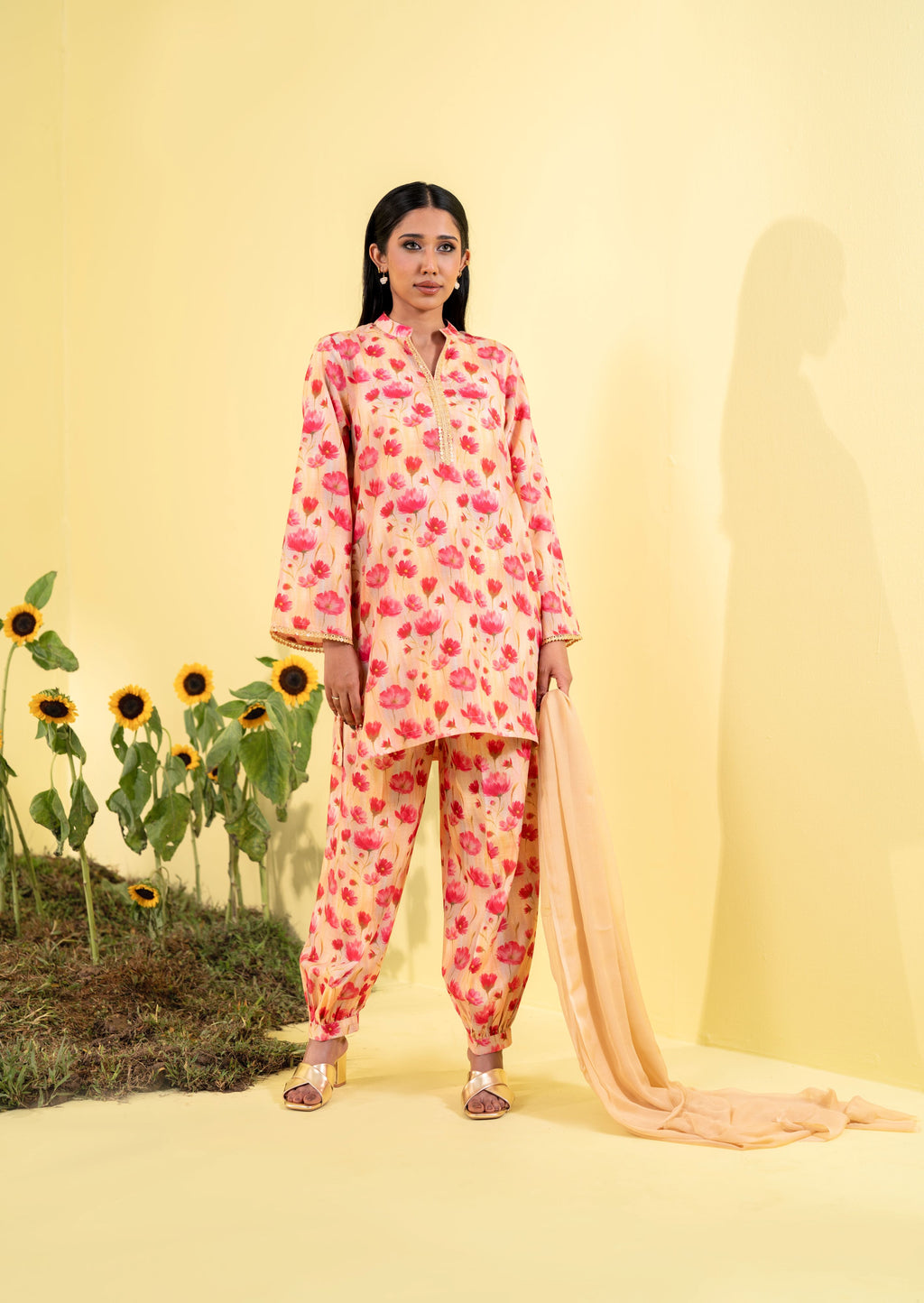 Women's Print 3 Piece Suit