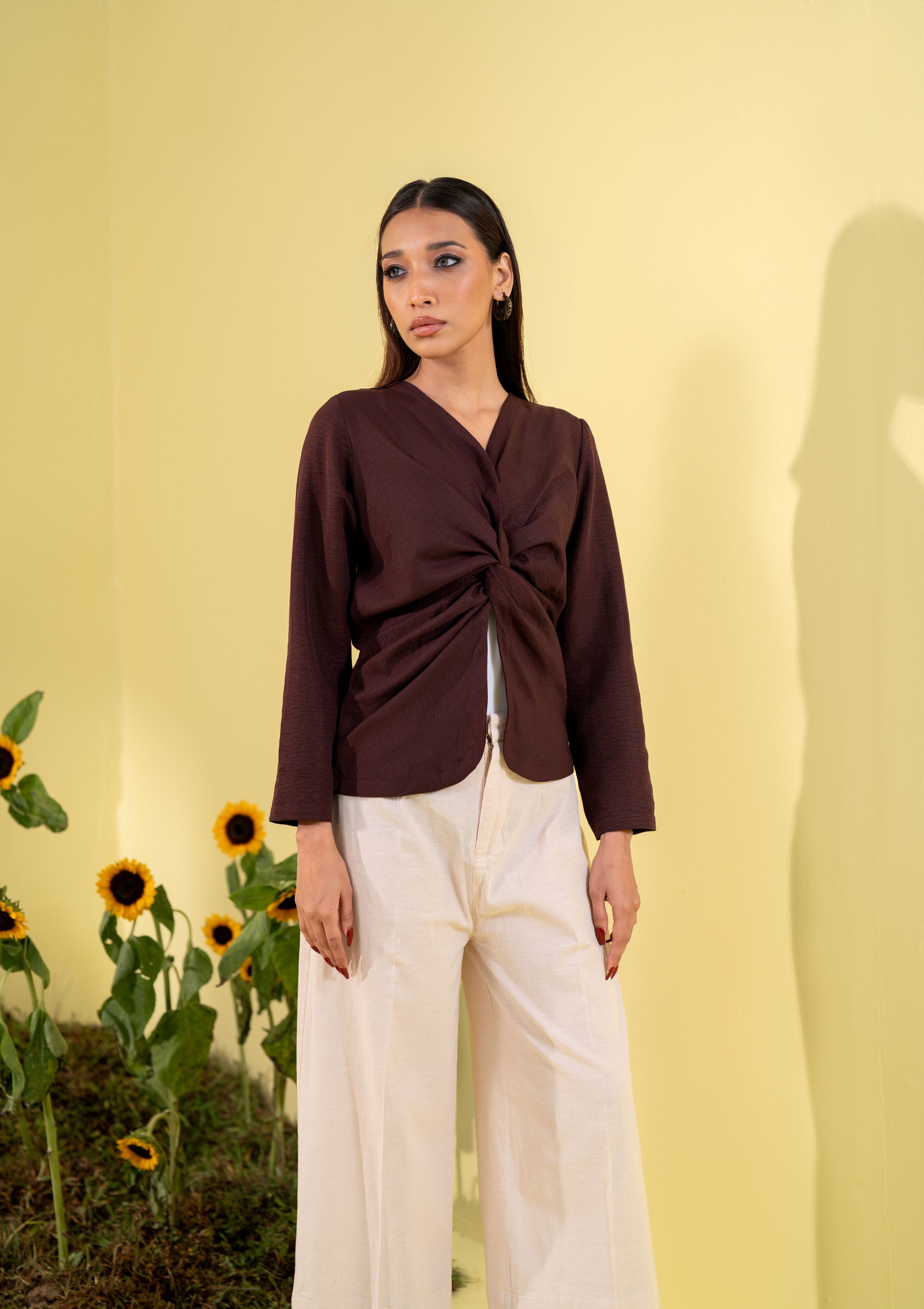 Women's Evening Top Coffee